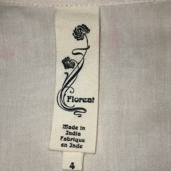 Florets Sleeveless Peplum Embellished To - Picture 6 of 8